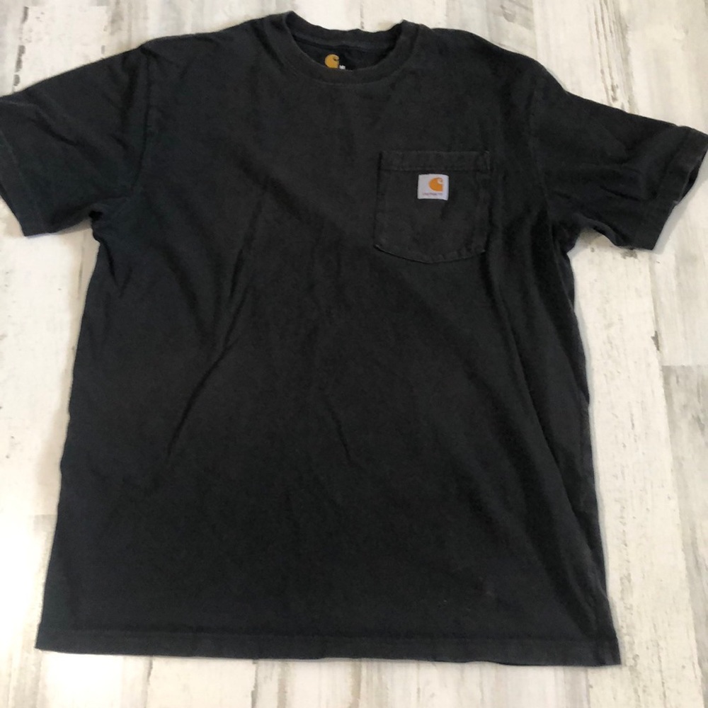 Carhartt faded black thrashed tee size M - Picture 1 of 7
